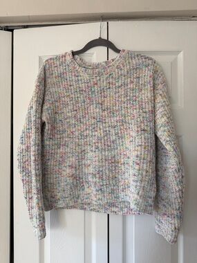 J. Crew Pastel Speckled Crewneck Sweater